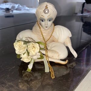 Gypsy lady antique decoration.